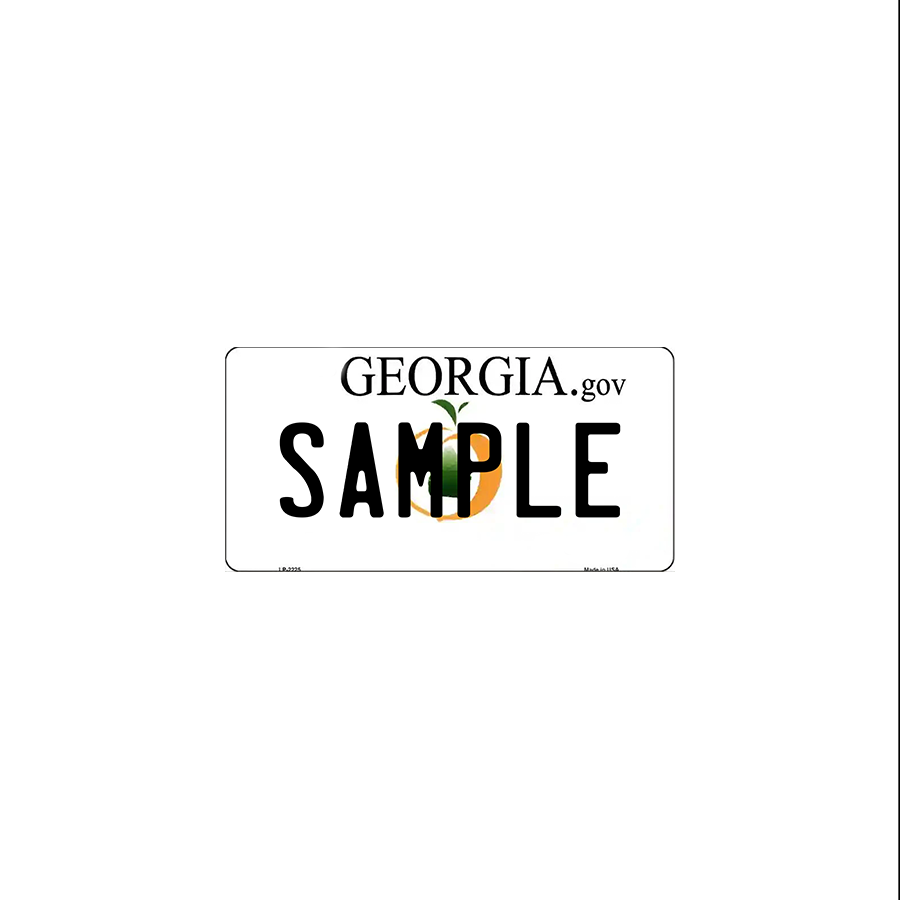 Georgia Scale License Plate