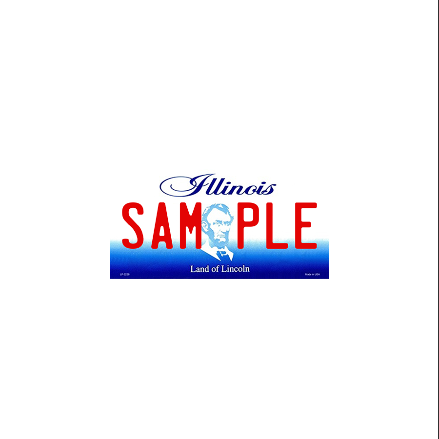 Illinois Scale License Plate