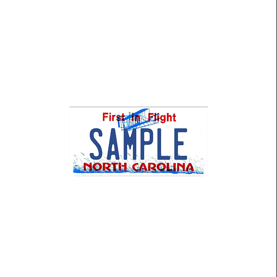 North Carolina Scale License Plate