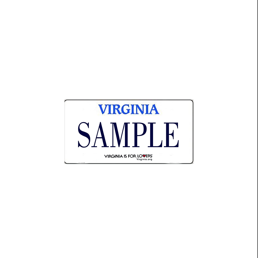 Virginia Scale License Plate