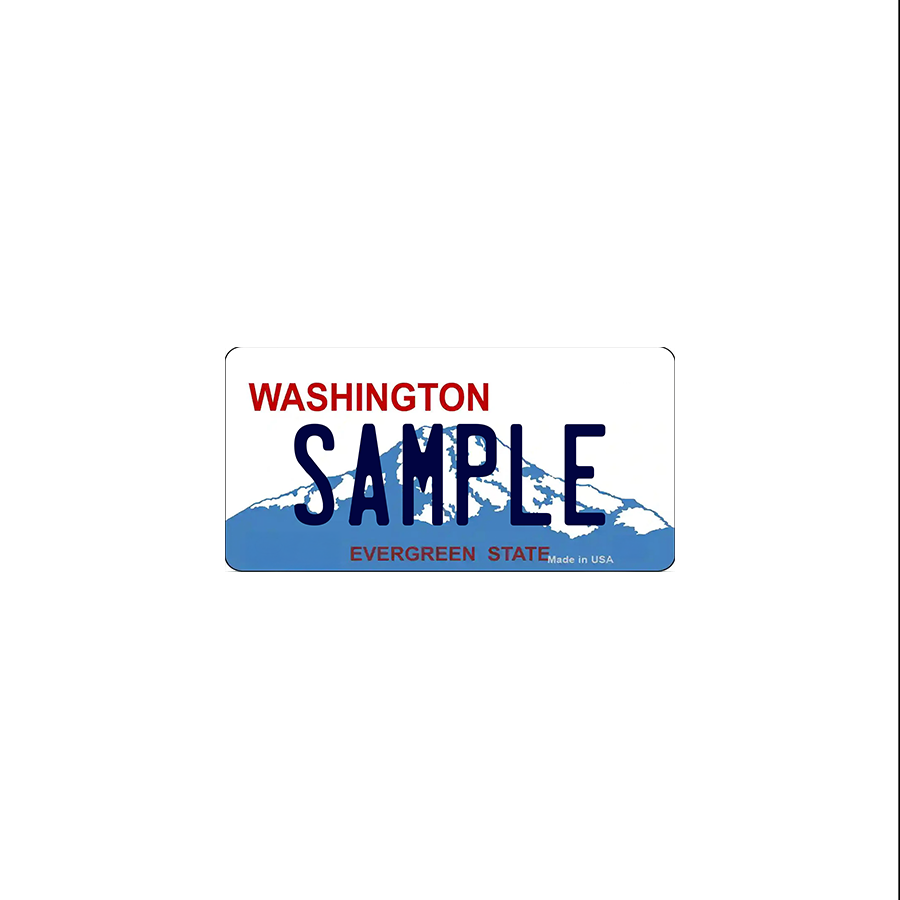 Washington Scale License Plate
