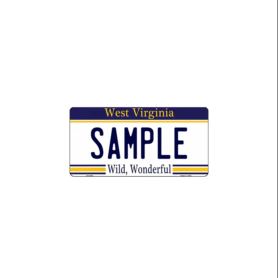West Virginia Scale License Plate