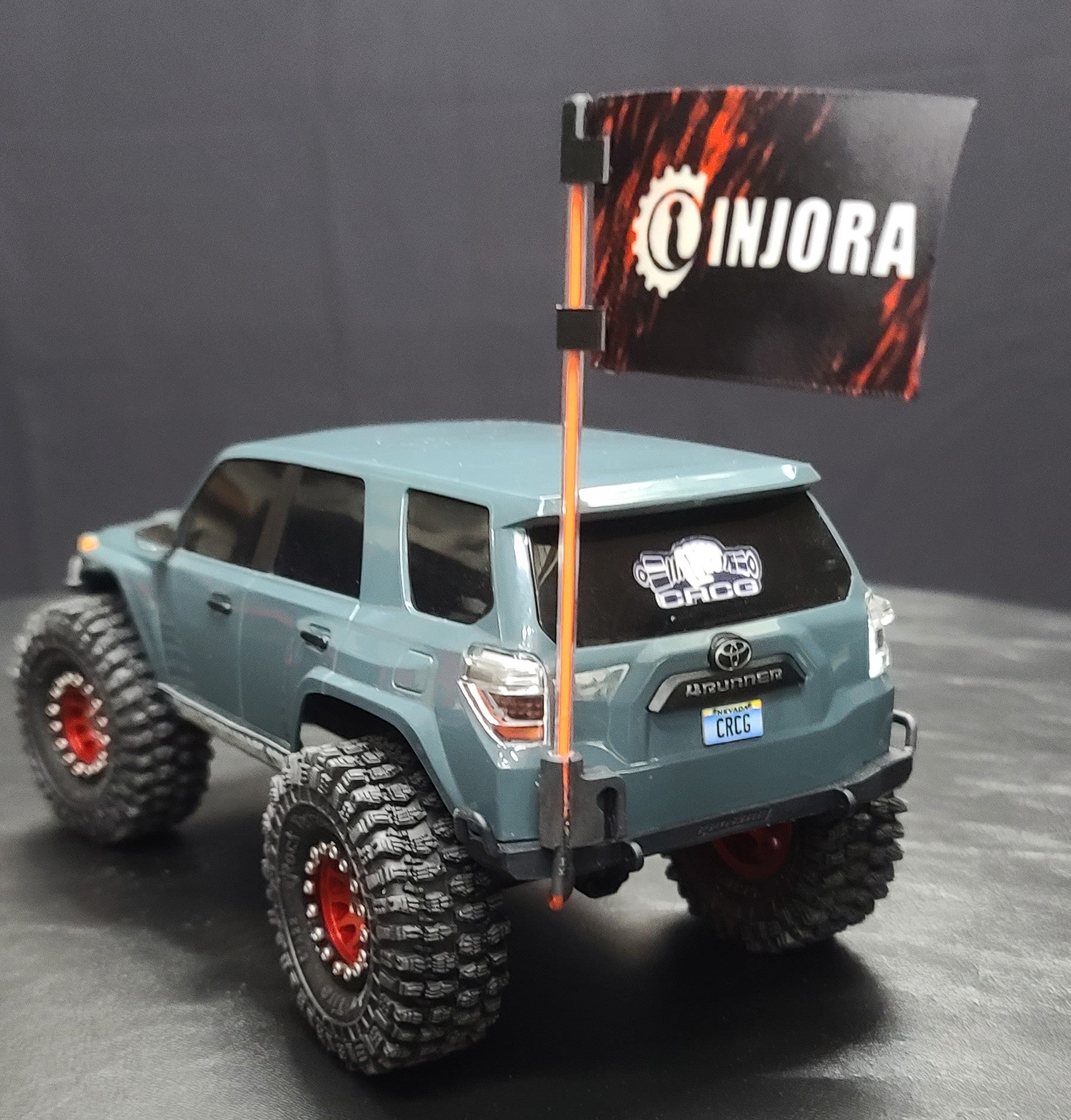 Customizable 1/24 Scale Flags for Injora Whip lights