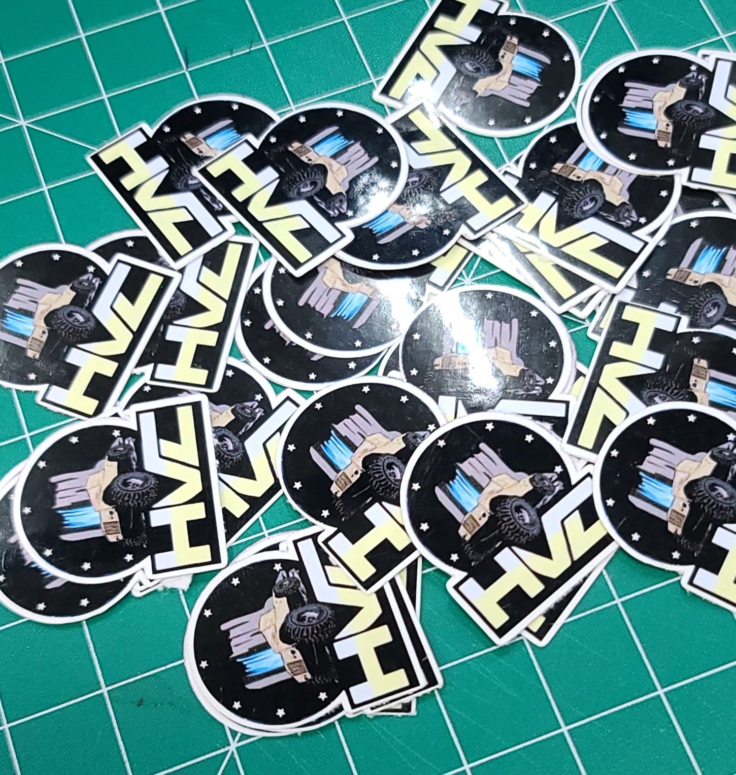 1" x 1" Contour Cut Stickers