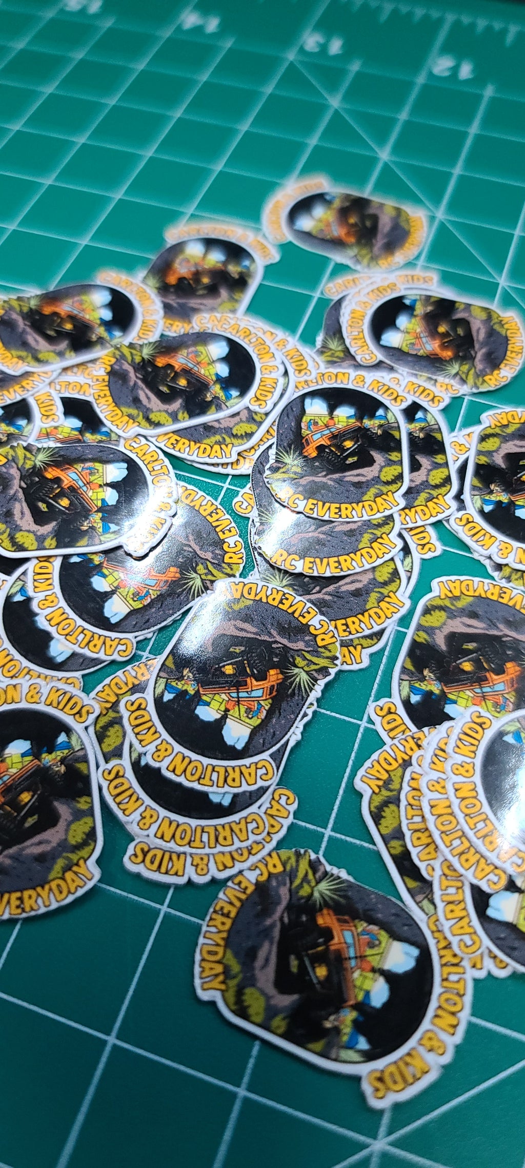 1" x 1" Contour Cut Stickers