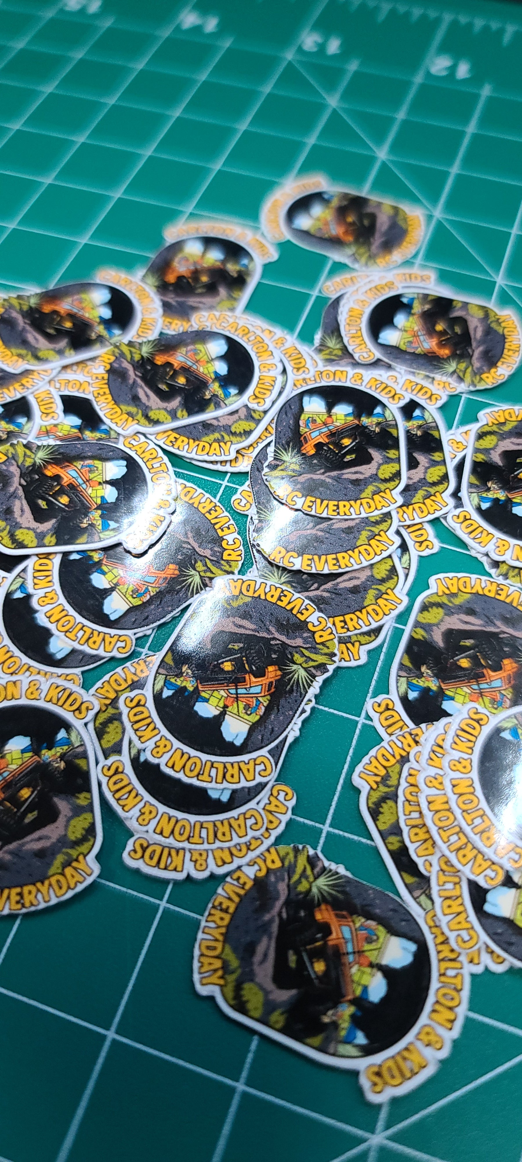 1" x 1" Contour Cut Stickers