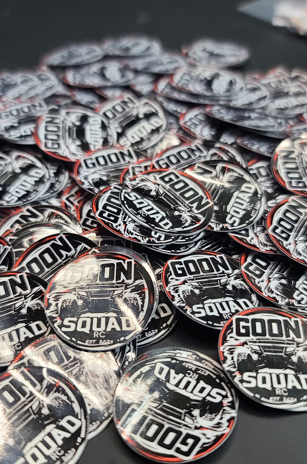 1" x 1" Contour Cut Stickers