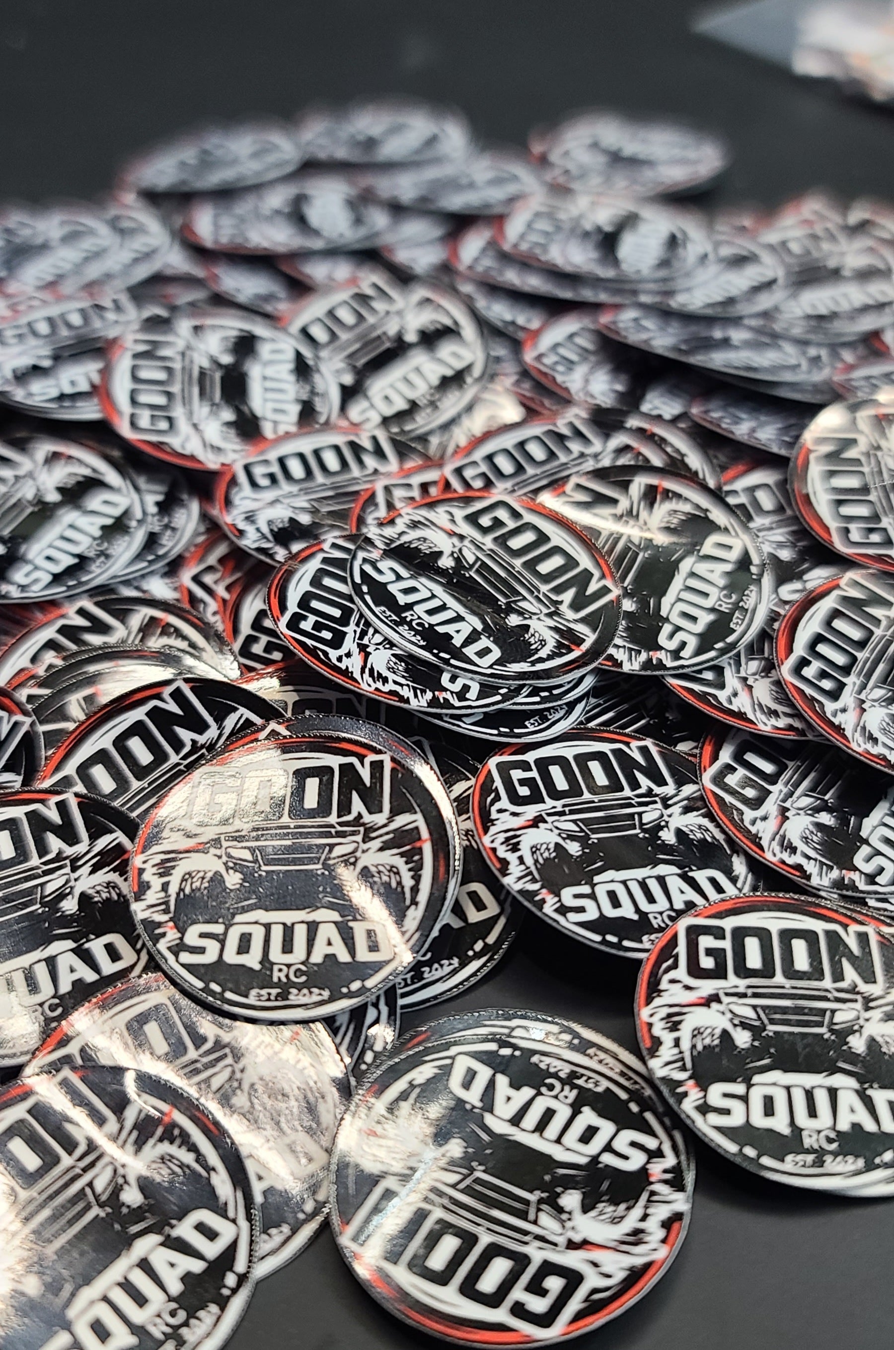 1" x 1" Contour Cut Stickers