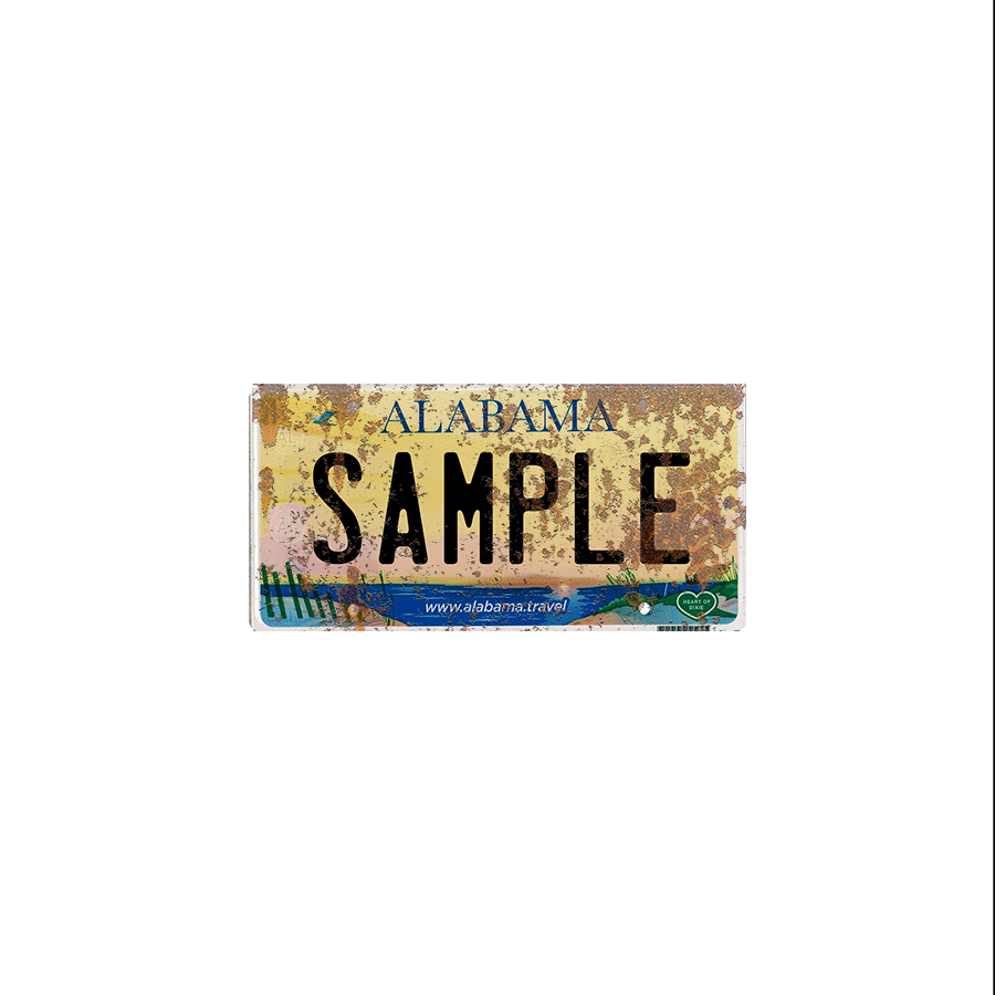 Alabama Scale License Plate