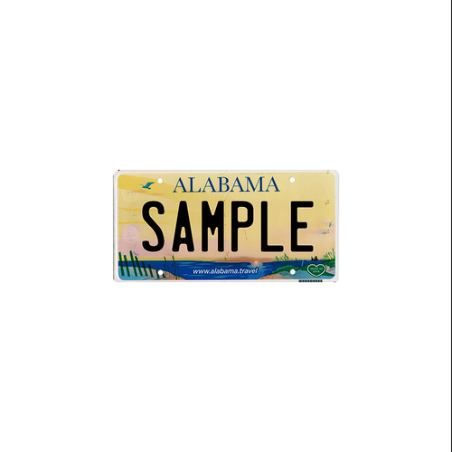 Alabama Scale License Plate