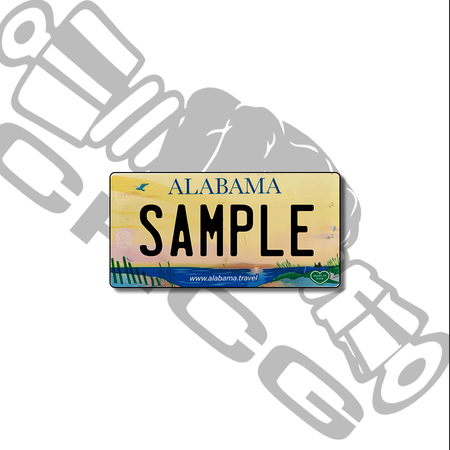 Alabama Scale License Plate
