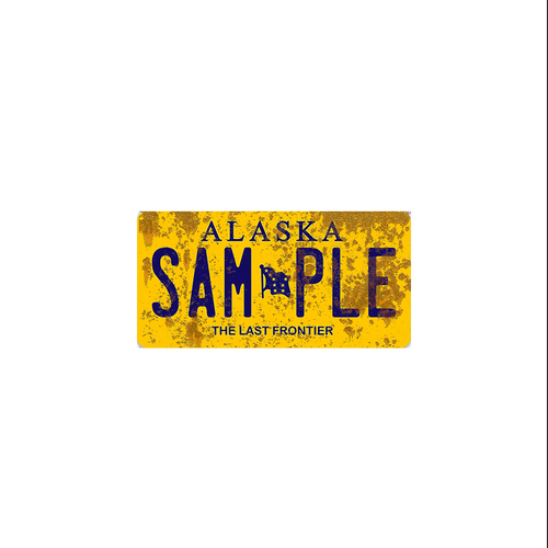 Alaska Scale License Plate