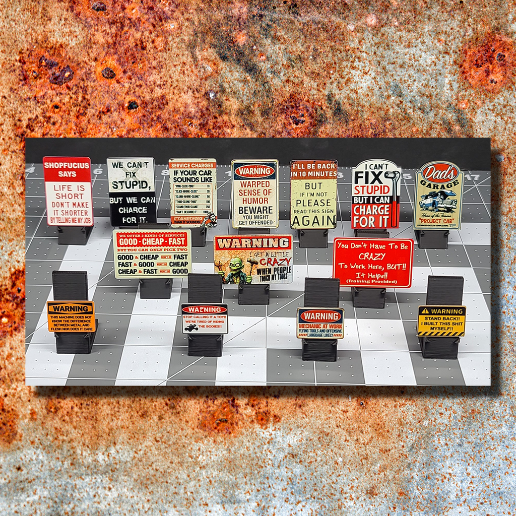 5PK Scale Sign Combo