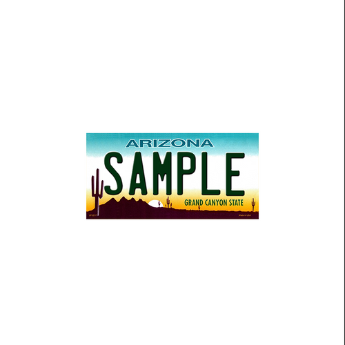 Arizona Scale License Plate