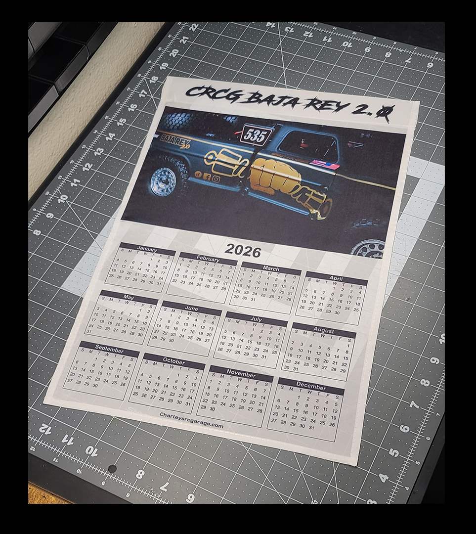 12" x 18" Calendar Banner