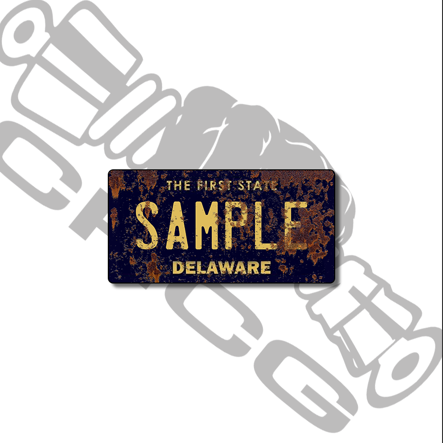 Delaware Scale License Plate