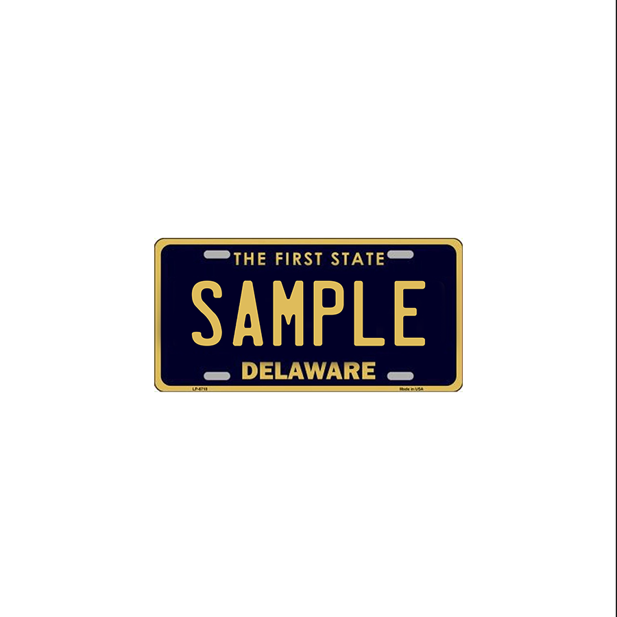 Delaware Scale License Plate