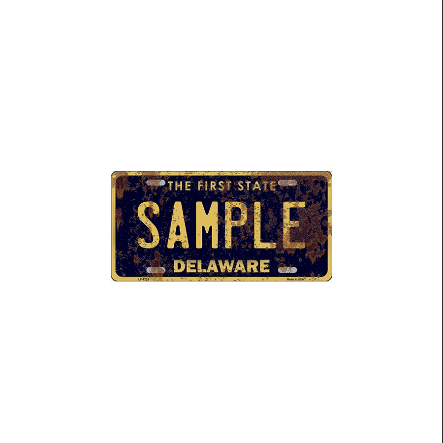 Delaware Scale License Plate
