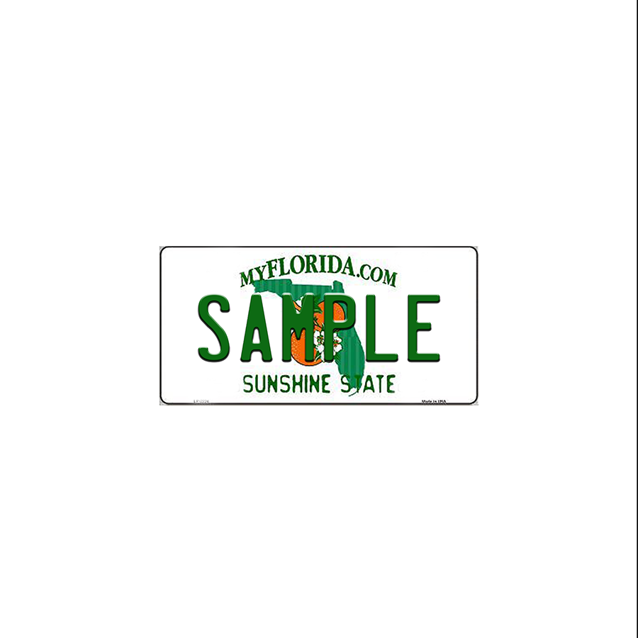 Florida Scale License Plate