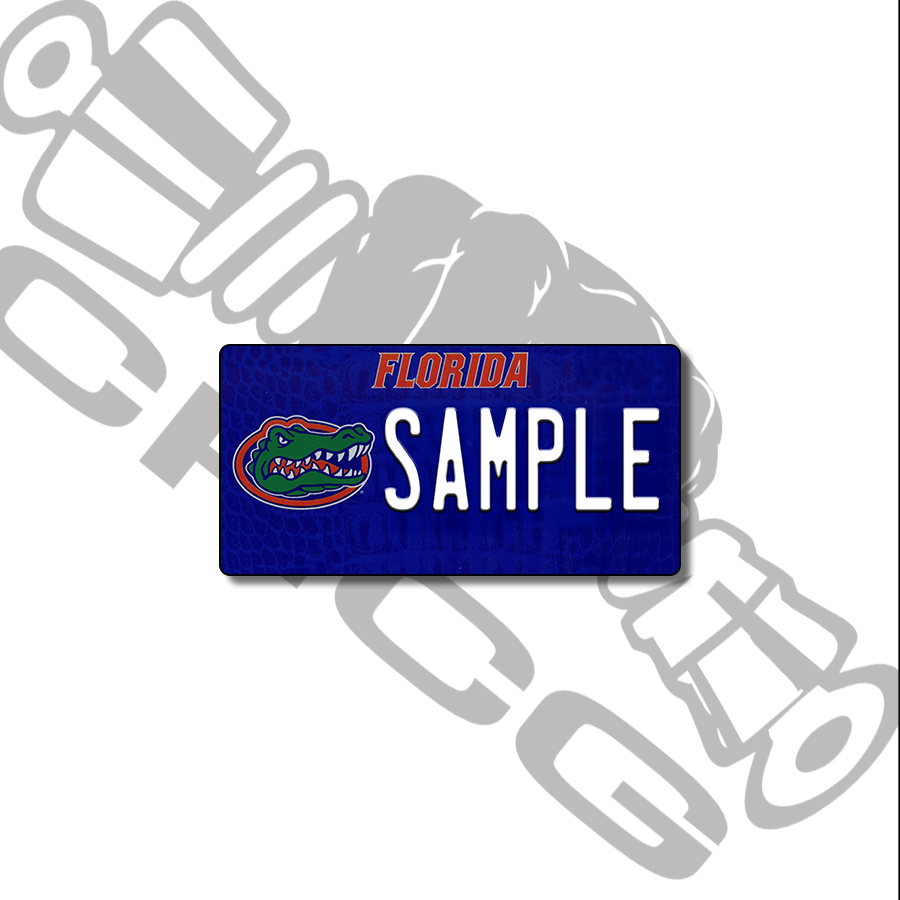 Florida Gators Scale License Plate