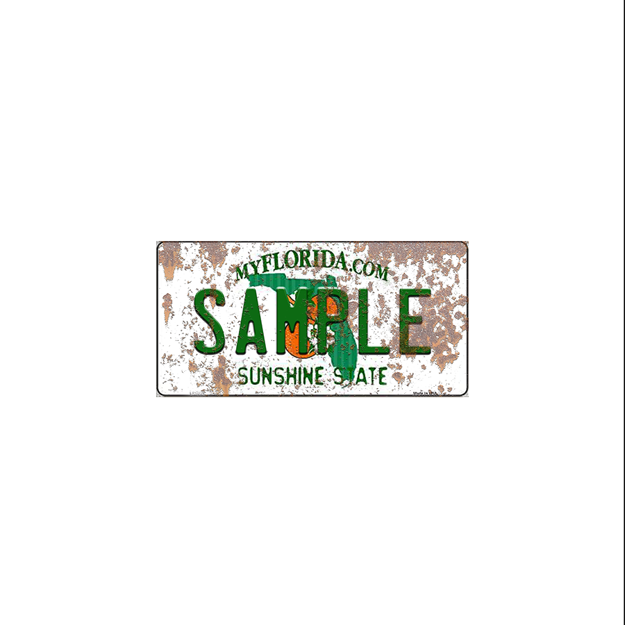 Florida Scale License Plate
