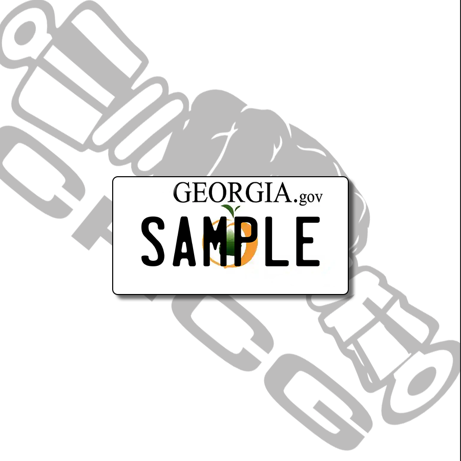Georgia Scale License Plate