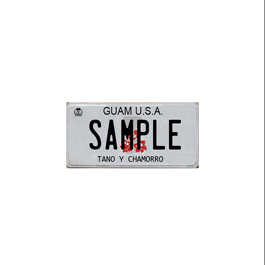 Guam Scale License Plate