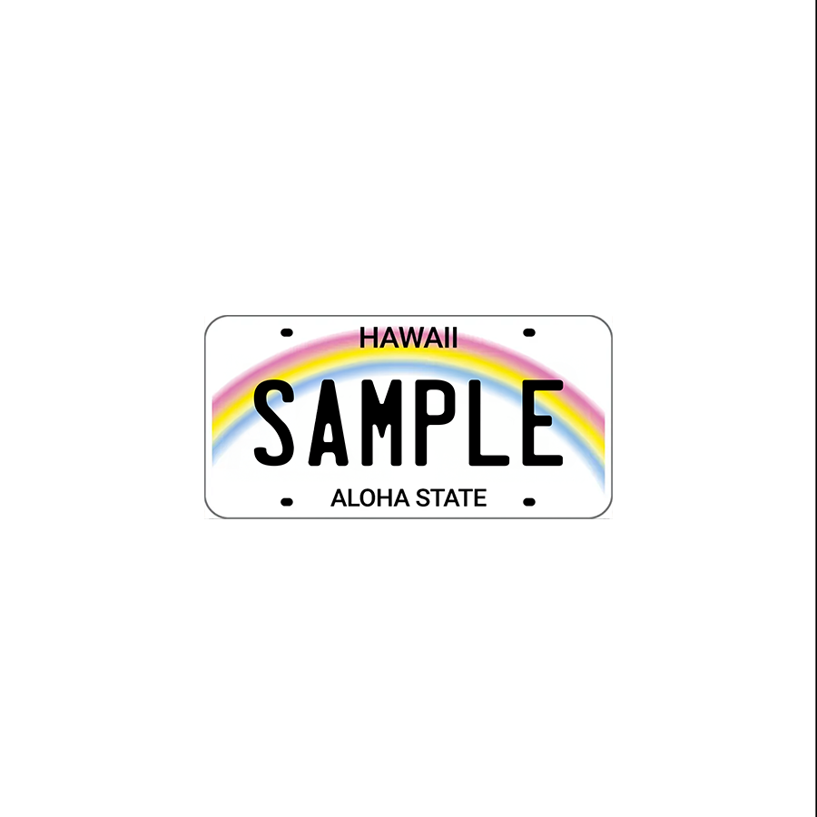 Hawaii Scale License Plate