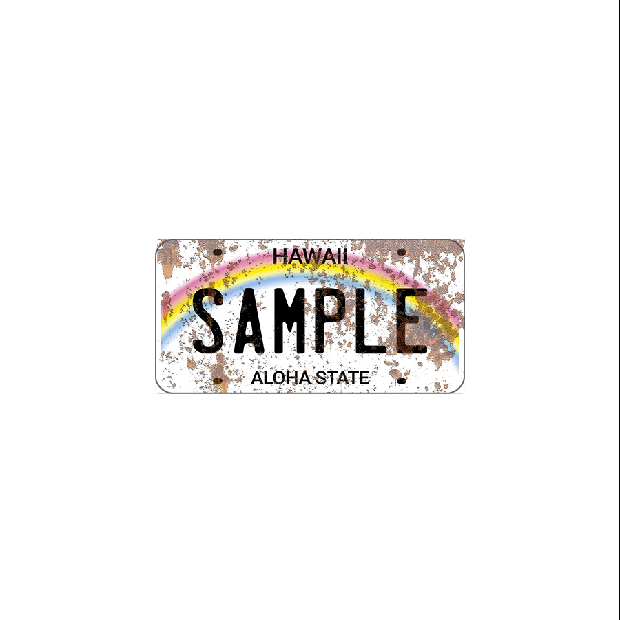 Hawaii Scale License Plate