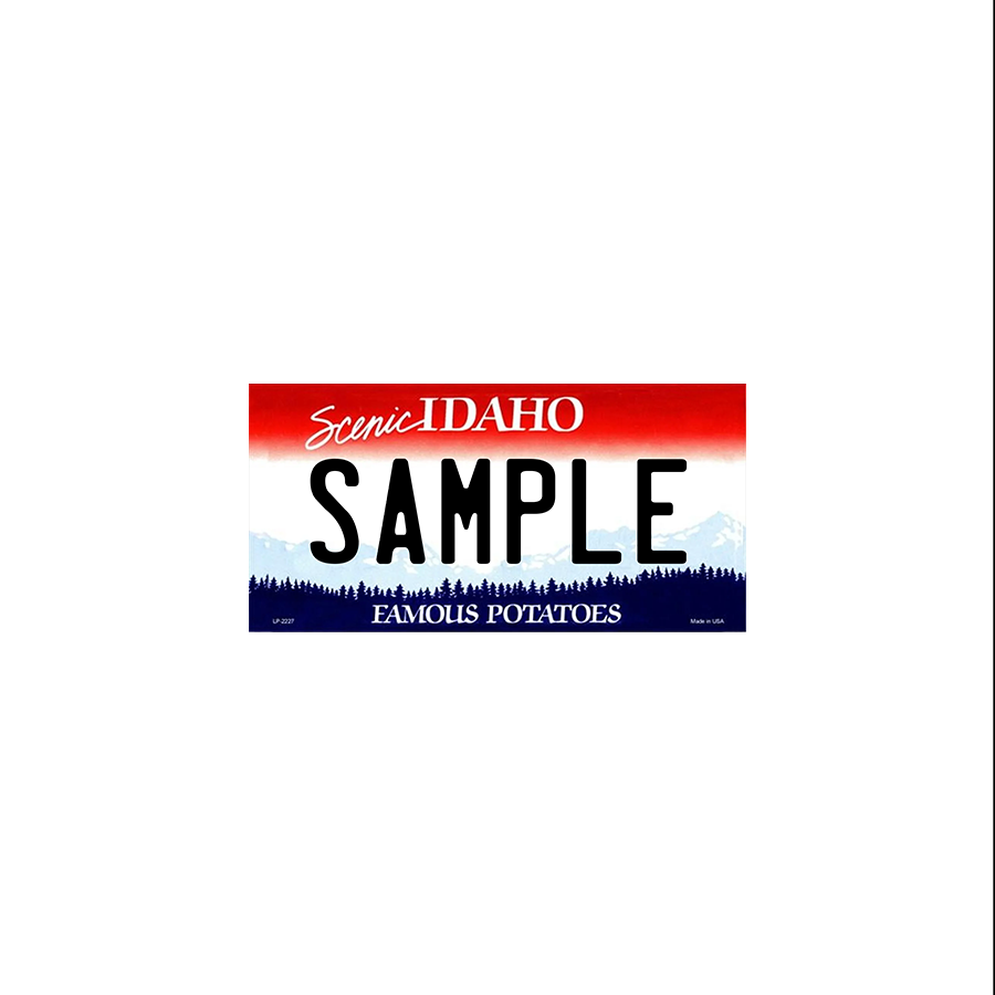 Idaho Scale License Plate