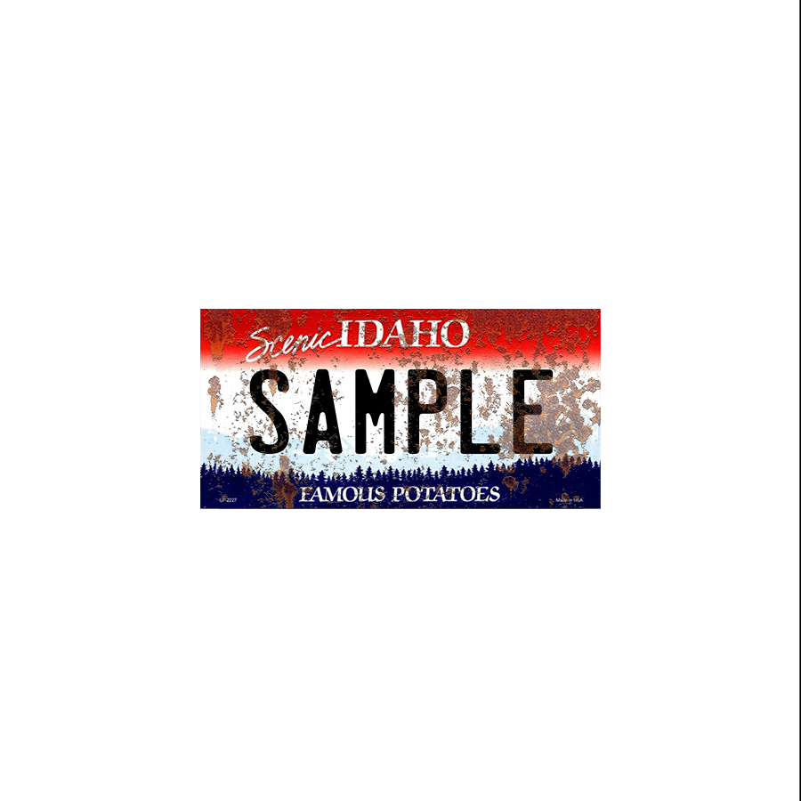 Idaho Scale License Plate