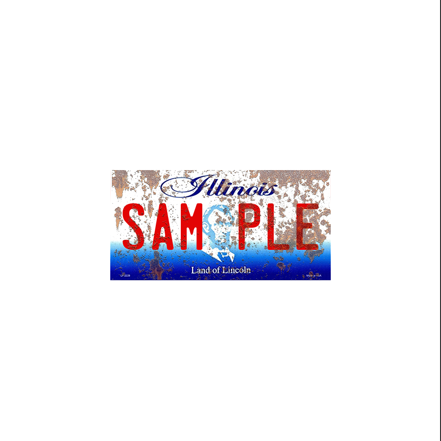 Illinois Scale License Plate