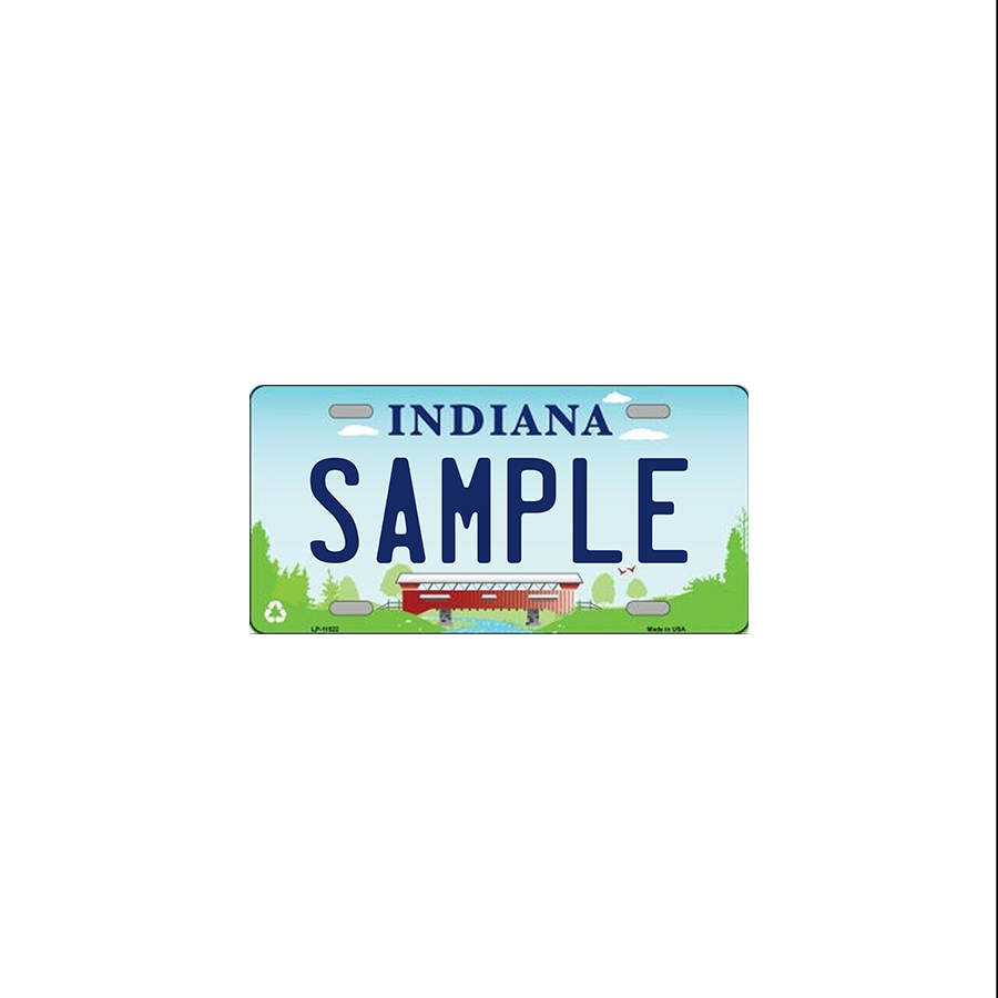 Indiana Scale License Plate