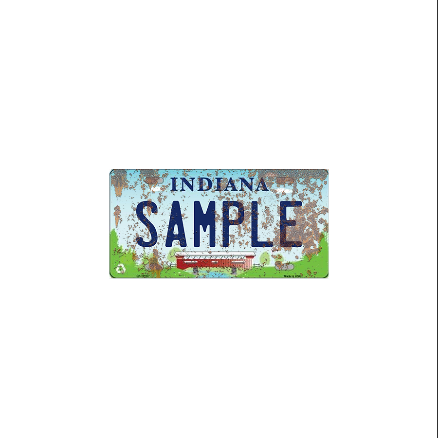 Indiana Scale License Plate