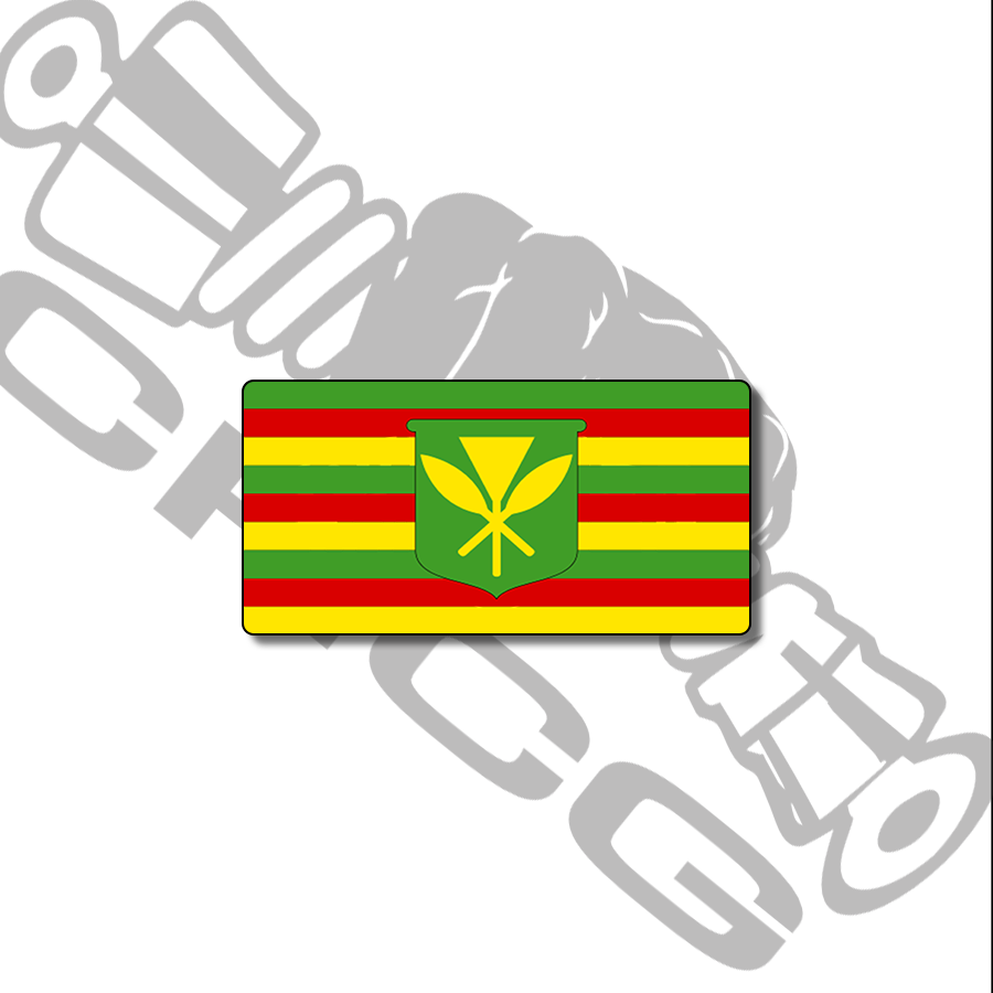 Kanaka Maoli Scale License Plate