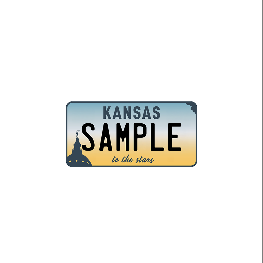 Kansas Scale License Plate