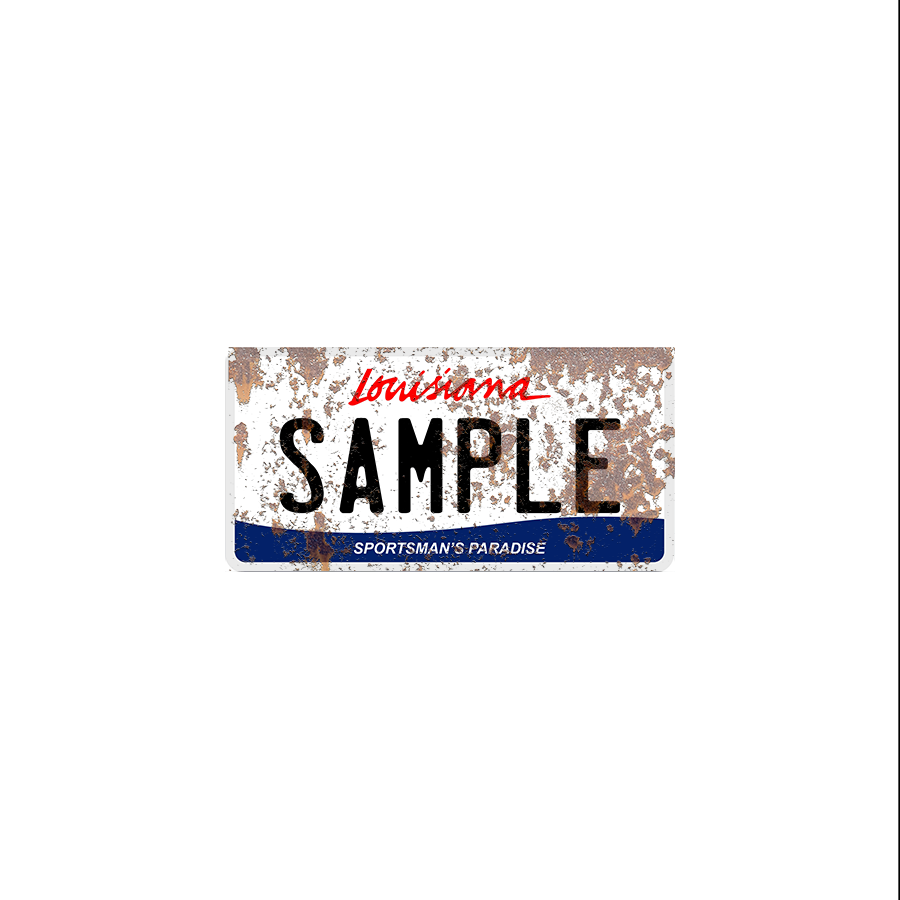 Louisiana Scale License Plate