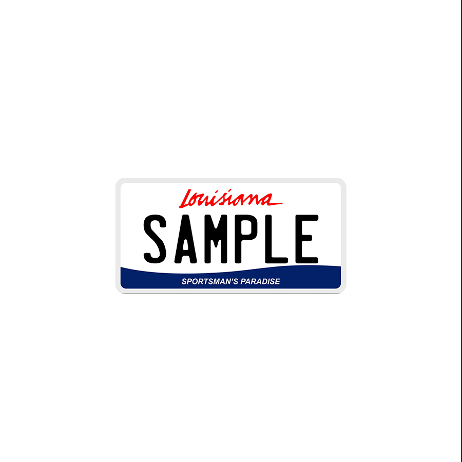 Louisiana Scale License Plate