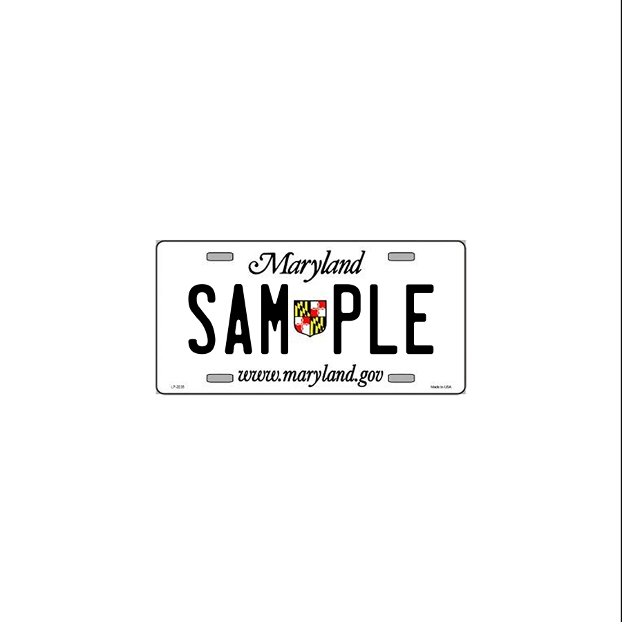 Maryland Scale License Plate