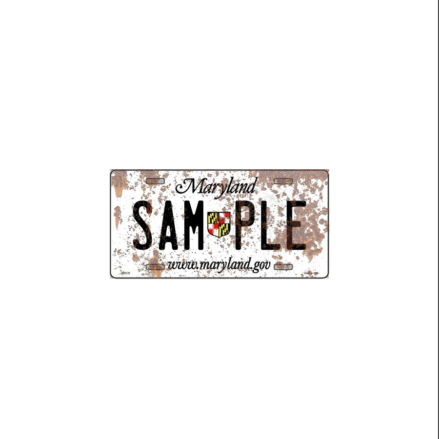 Maryland Scale License Plate