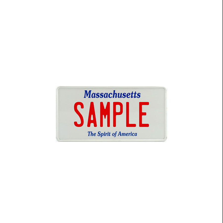 Massachusetts Scale License Plate