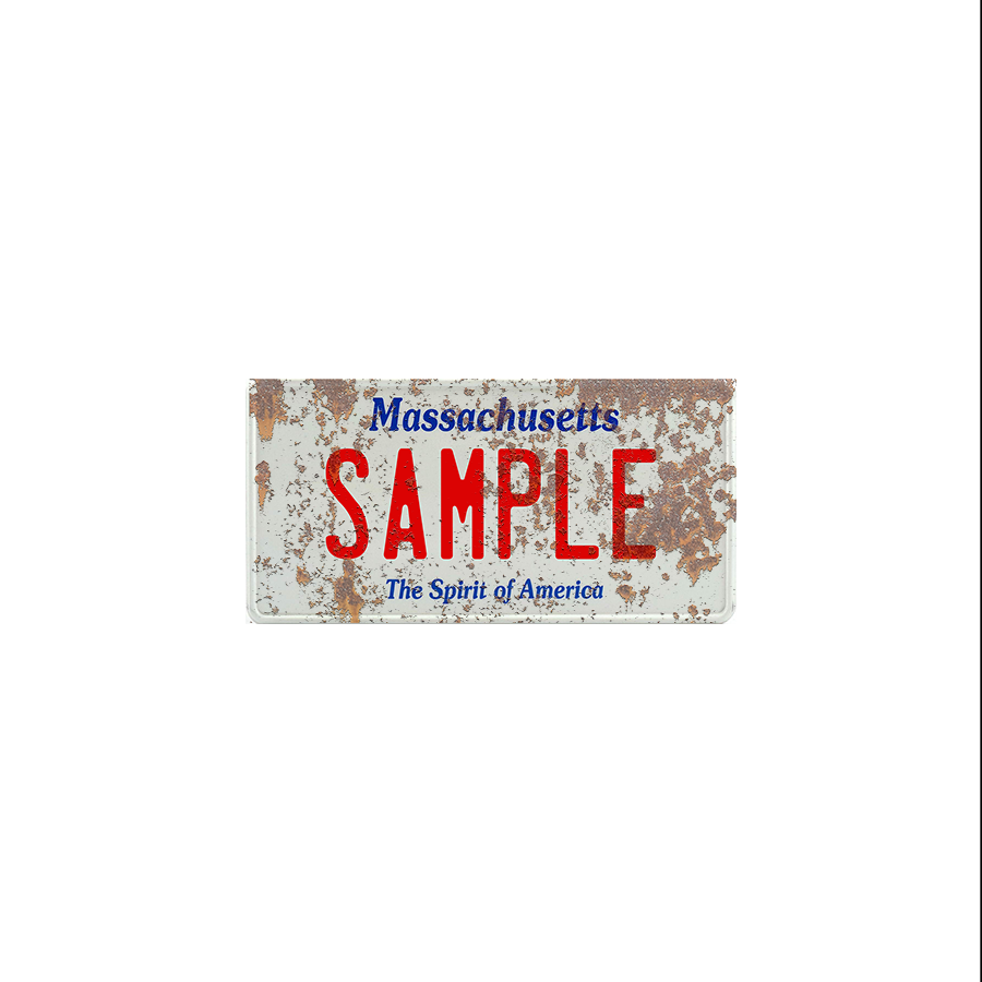 Massachusetts Scale License Plate