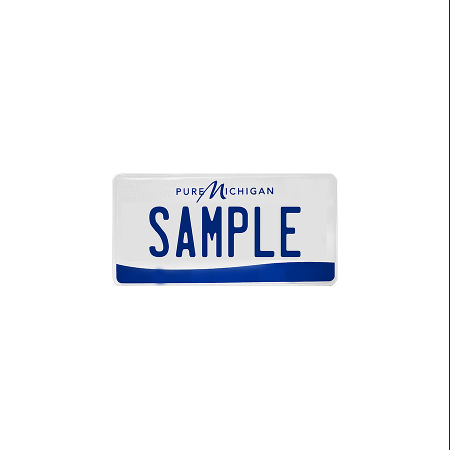 Michigan Scale License Plate