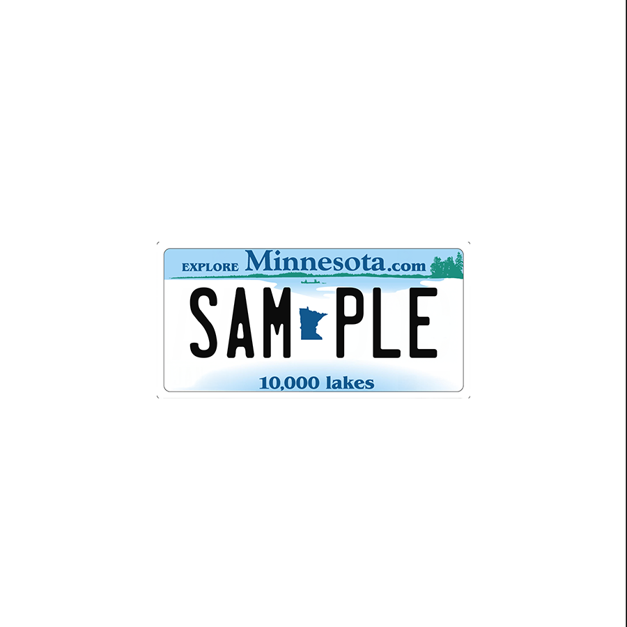 Minnesota Scale License Plate