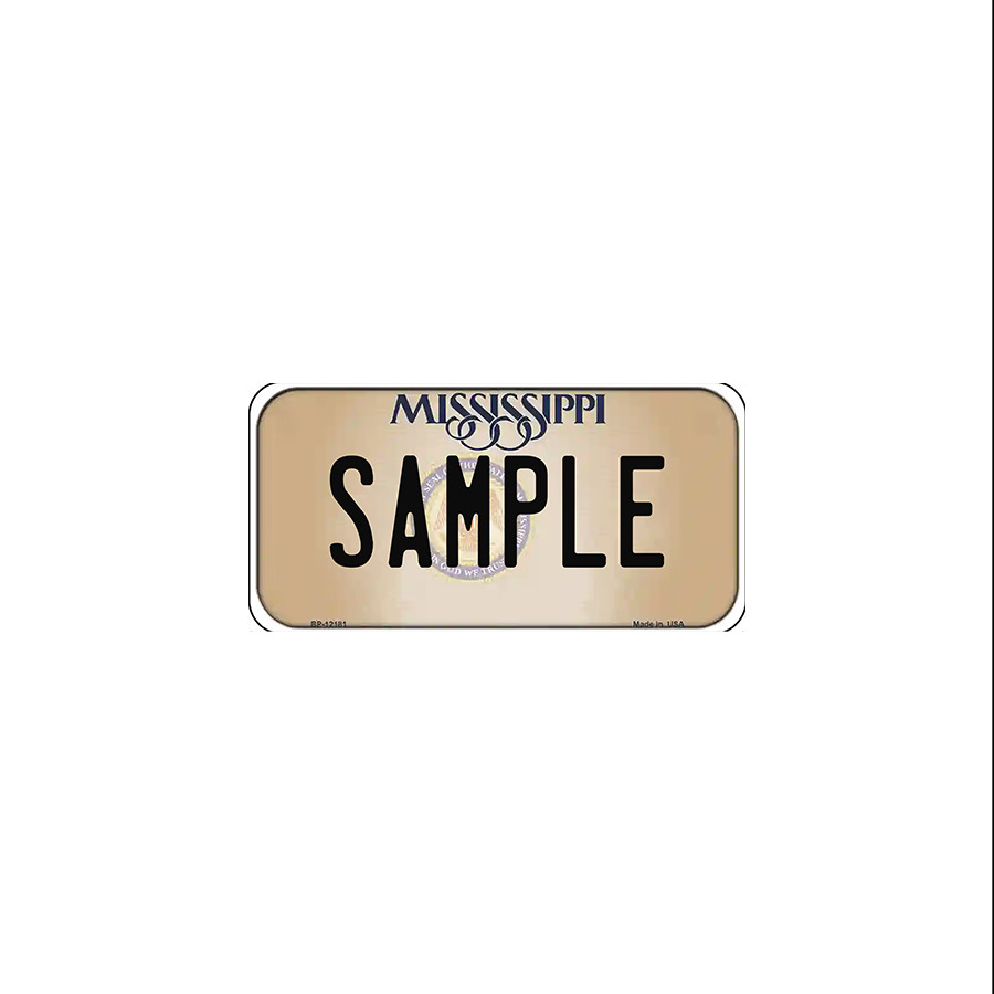 Mississippi Scale License Plate