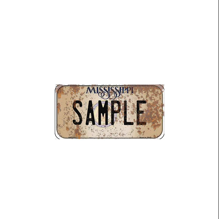 Mississippi Scale License Plate