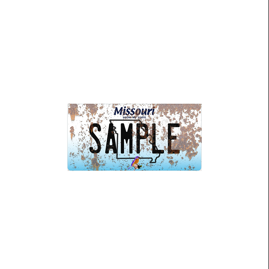 Missouri Scale License Plate
