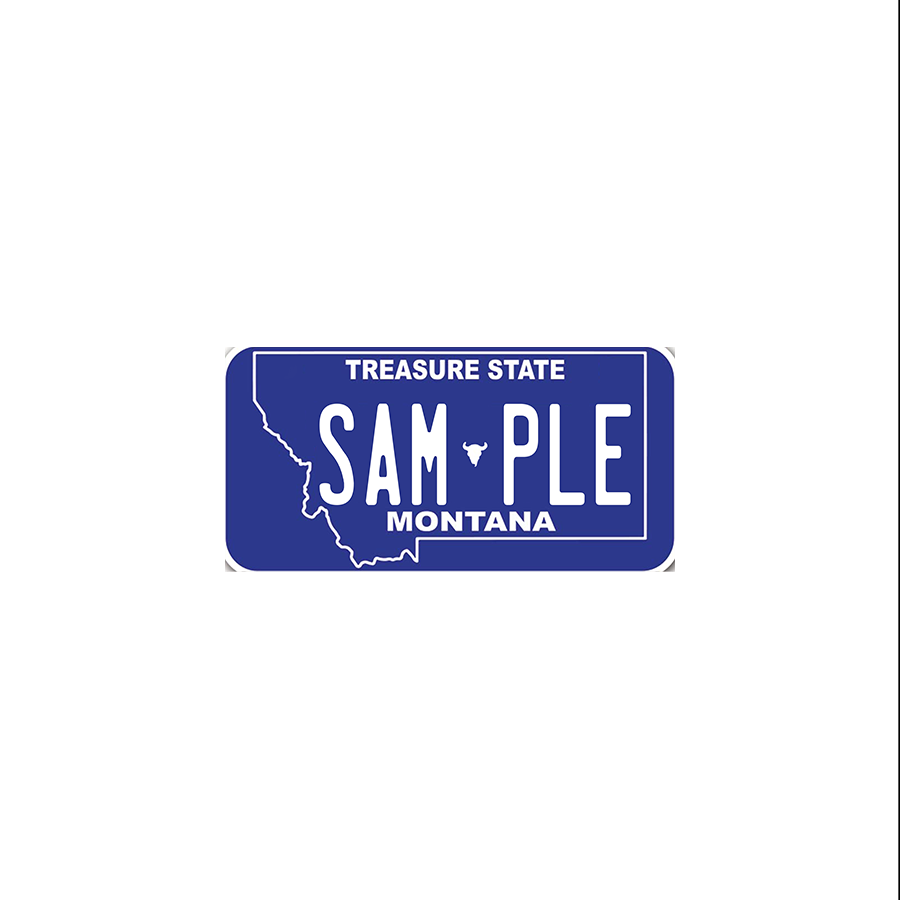 Montana Scale License Plate