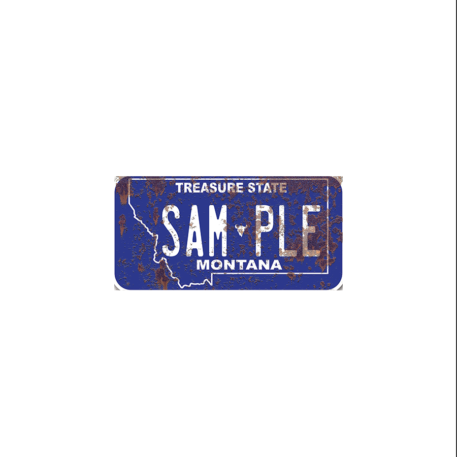 Montana Scale License Plate