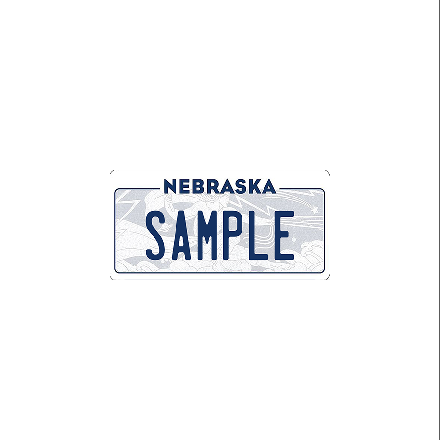 Nebraska Scale License Plate